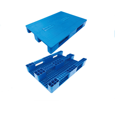 頑丈な青いHDPEプラスチック パレット必要なリサイクルされたプラスチック パレット