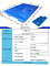 HDPE頑丈なプラスチック パレット青い単一の側面4の方法プラスチック パレット