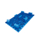 HDPE頑丈なプラスチック パレット青い単一の側面4の方法プラスチック パレット