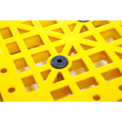 産業紫系統の緑のHDPEのユーロの頑丈なプラスチック パレット積み重ね可能な1200X1000